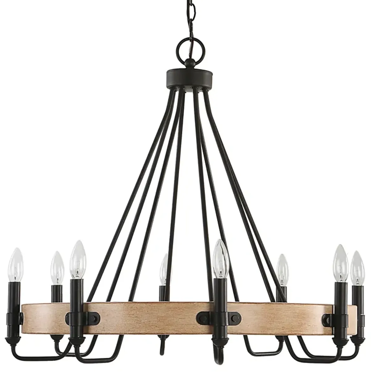 Deschutes 8 Light Farmhouse Chandelier