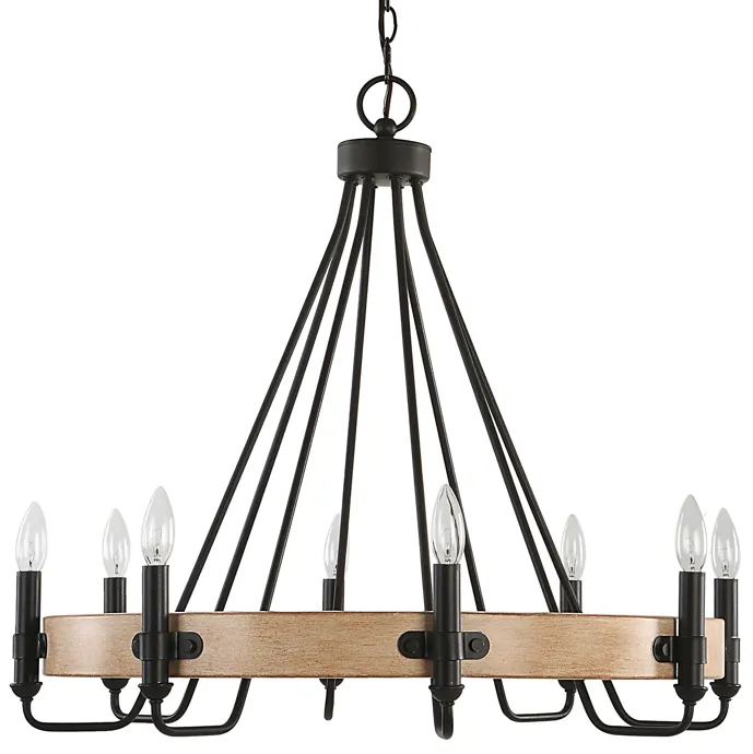 Deschutes 8 Light Farmhouse Chandelier