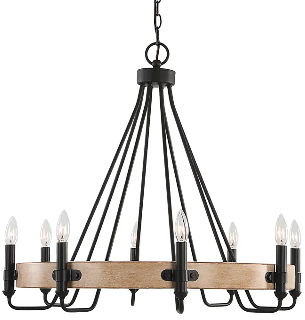 Deschutes 8 Light Farmhouse Chandelier