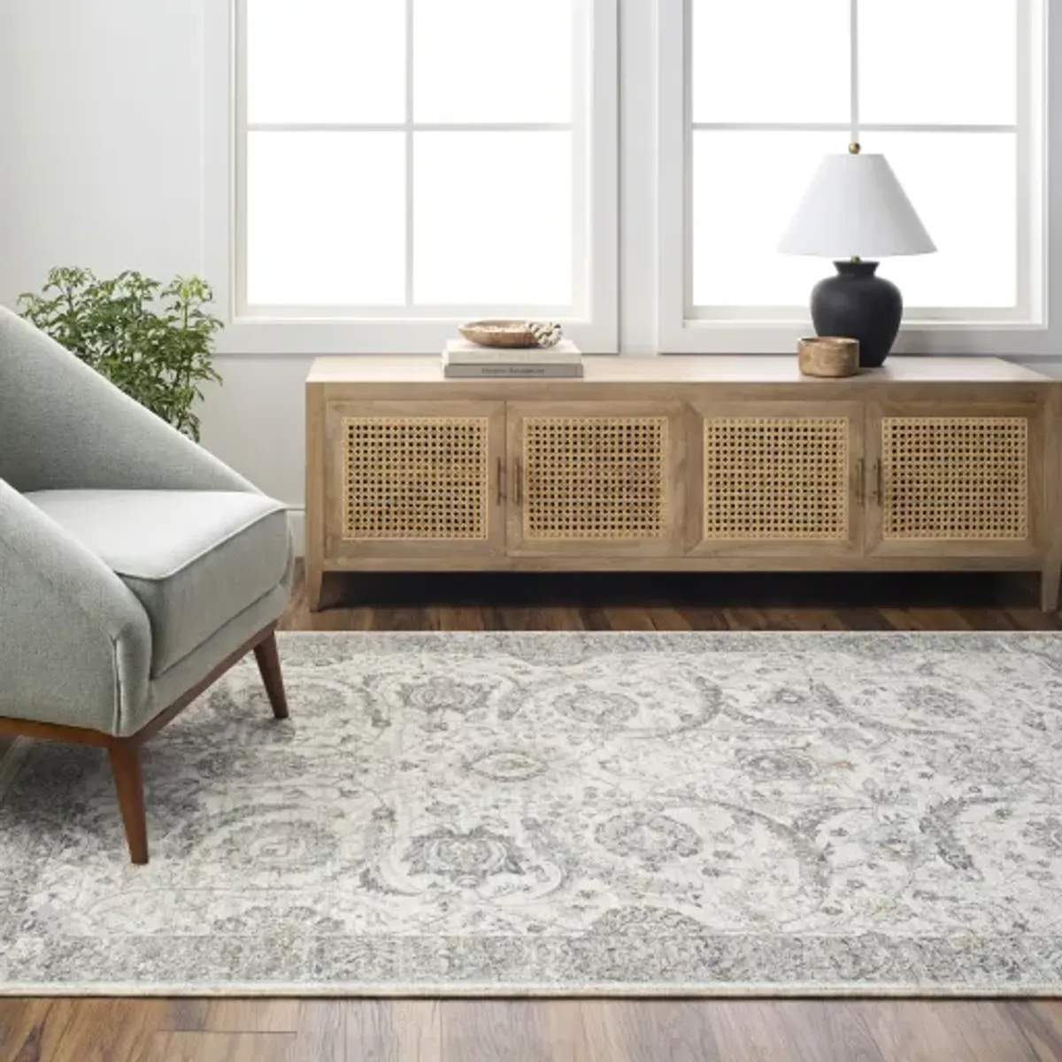 Dresden DRE-2326 2'7" x 7'3" Machine Woven Rug