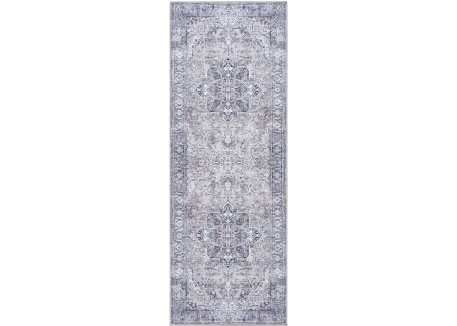 Georgina GOR-2303 2'7" x 12' Machine Woven Rug