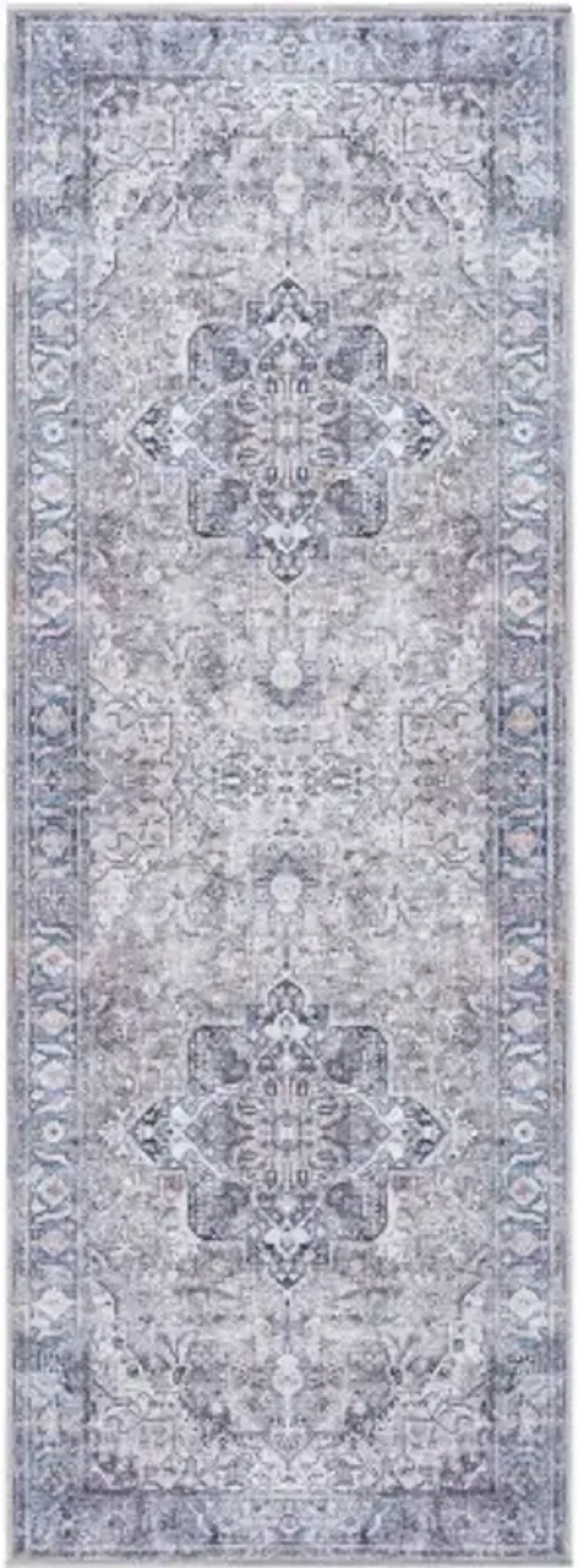 Georgina GOR-2303 2'7" x 12' Machine Woven Rug