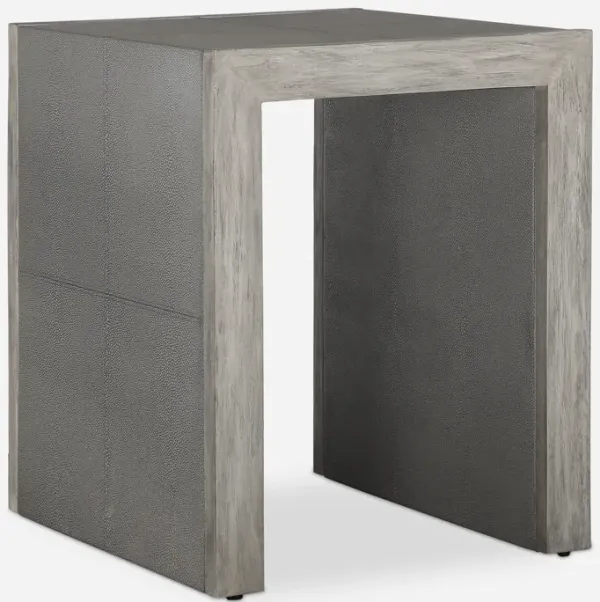 Aerina Modern Gray End Table