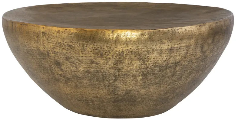 Gilded Dome Gold Coffee Table