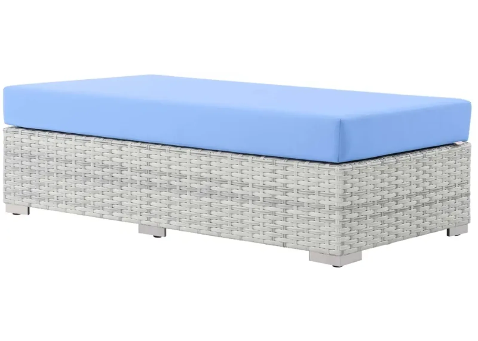 Convene Outdoor Patio Rectangular Ottoman