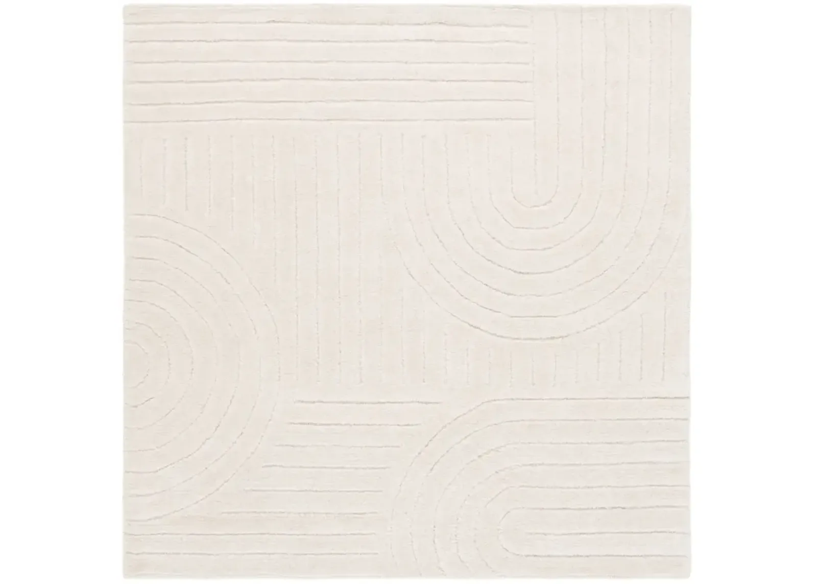 MYKONOS 404 IVORY 6' x 6' Square Square Rug