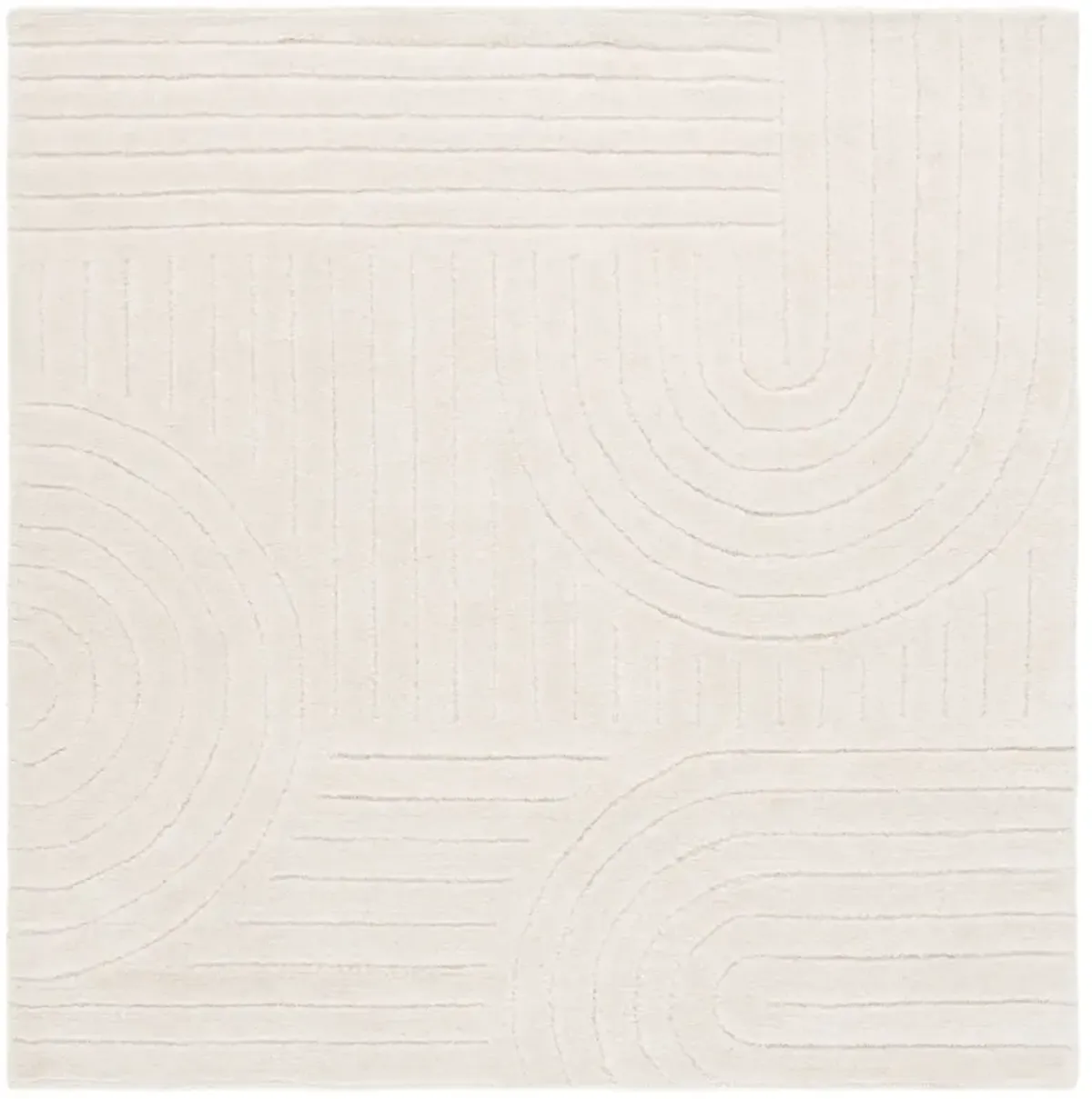 MYKONOS 404 IVORY 6' x 6' Square Square Rug