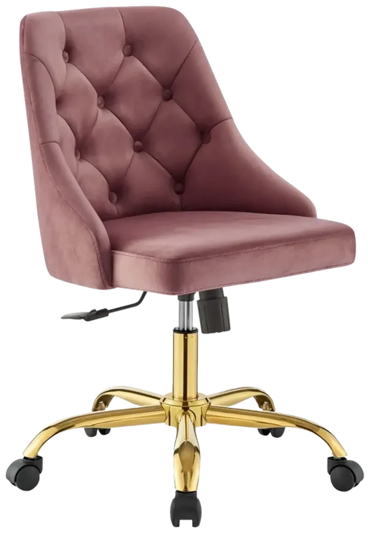 Distinct Tufted Swivel Performance Velvet Office Chair