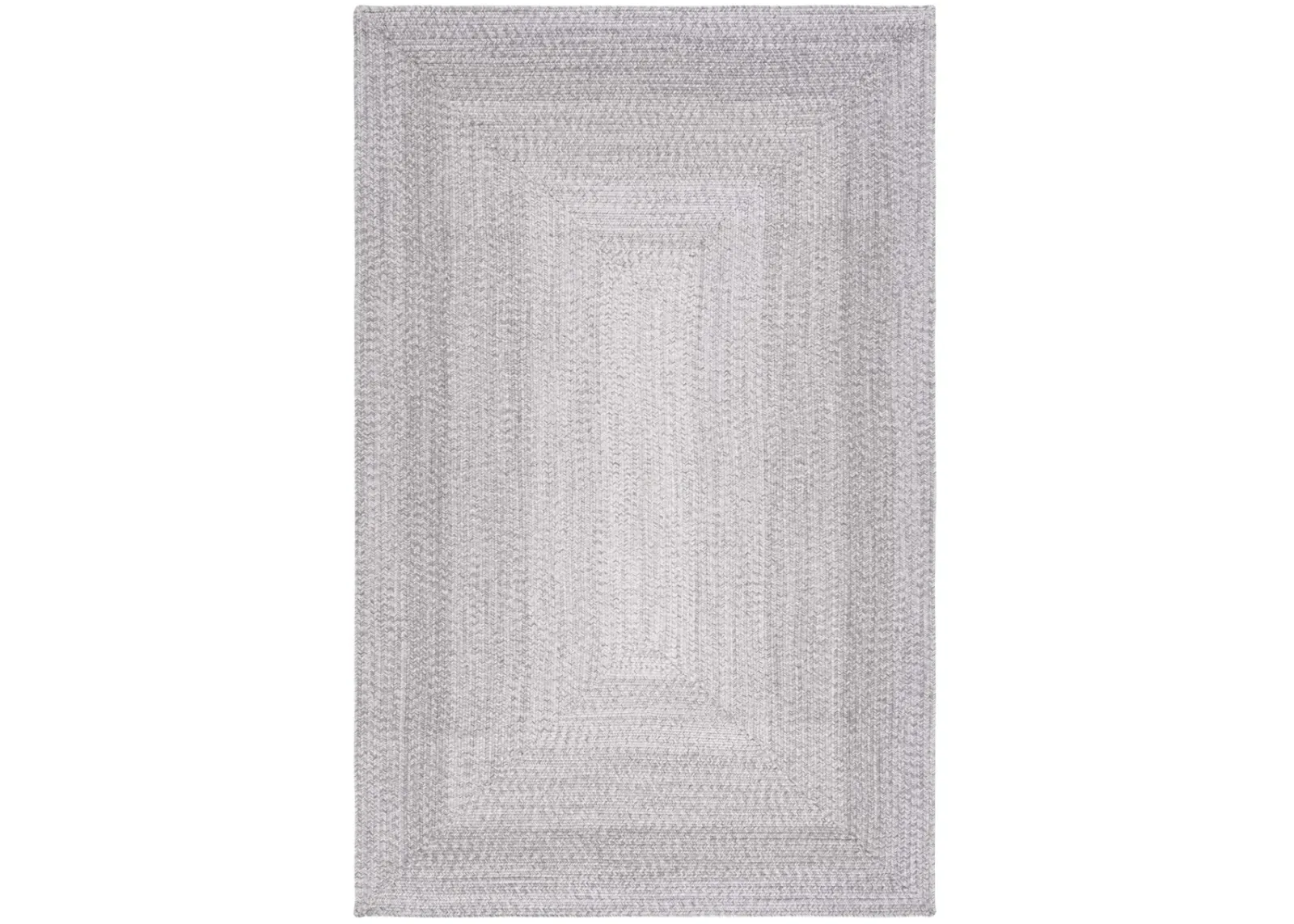 BRAIDED 220 GREY 10' x 14' Large Rectangle Rug