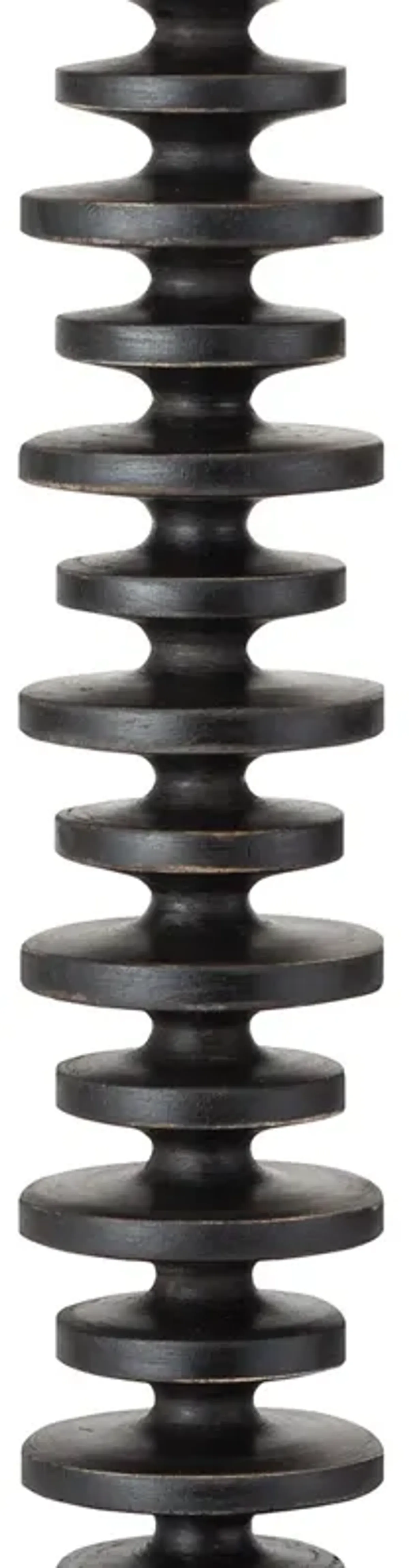 Fishbone Ebony Buffet Table Lamp 