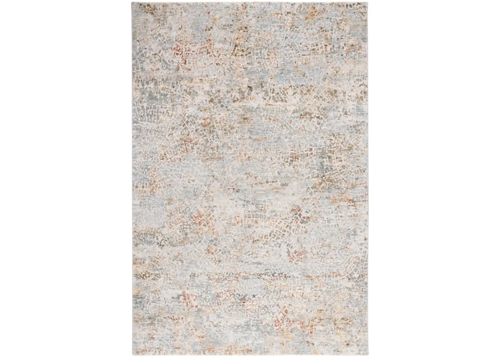 ADRIANNA 204 Blue 4' X 6' Small Rectangle Rug