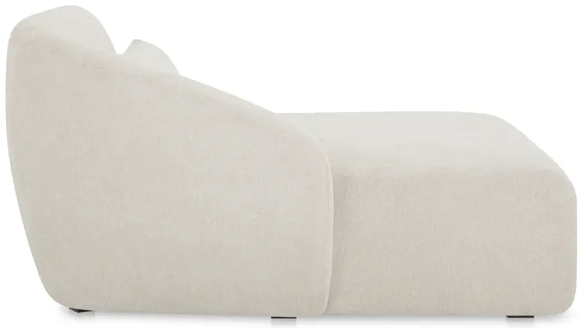 Amelia Left Arm Facing Chaise Warm White