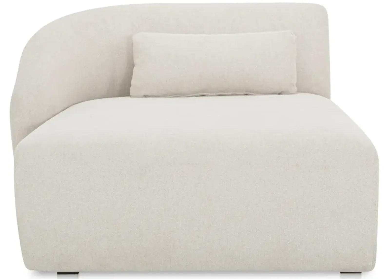 Amelia Left Arm Facing Chaise Warm White