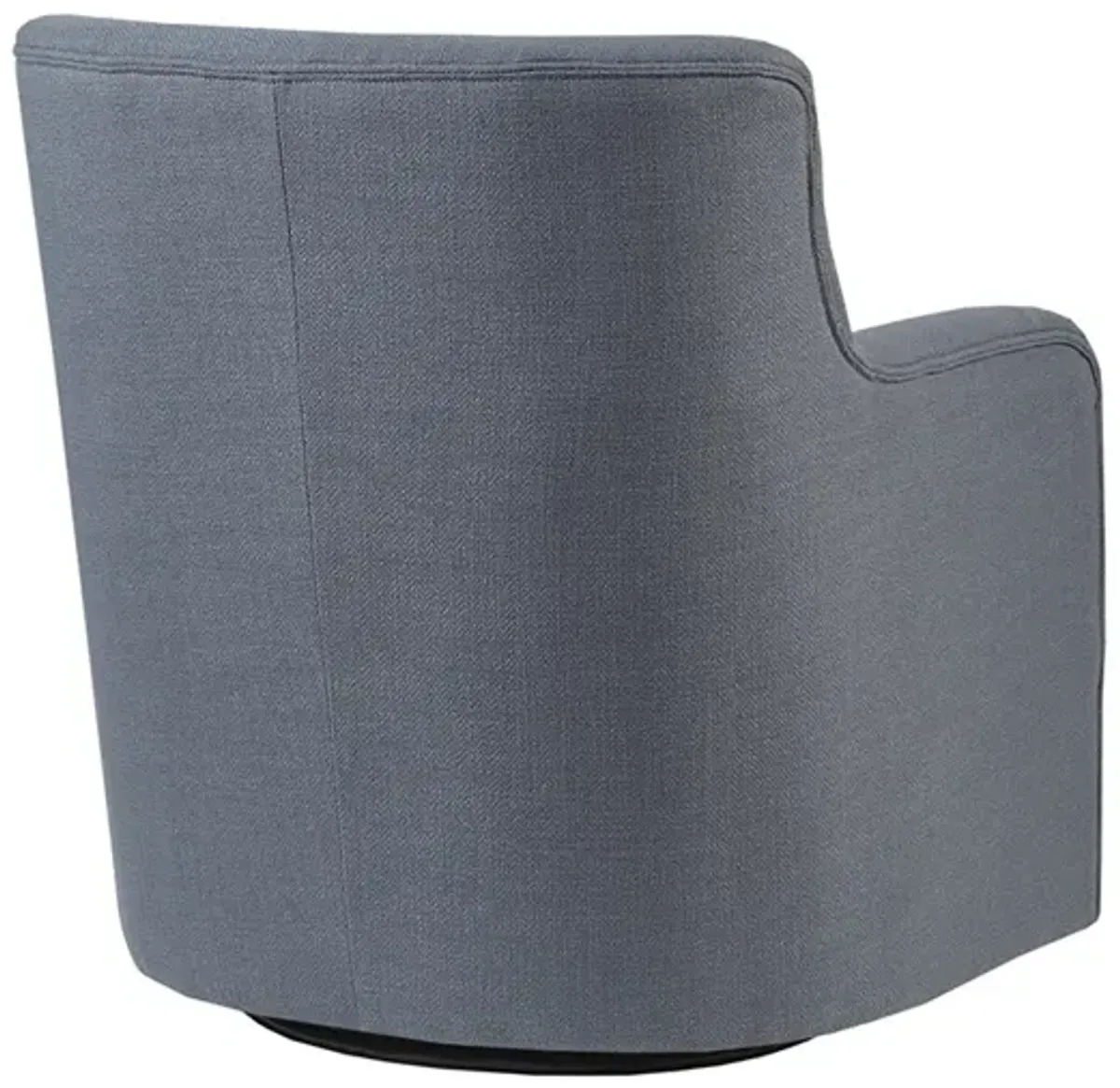 Madison Park Adele Blue Swivel Chair