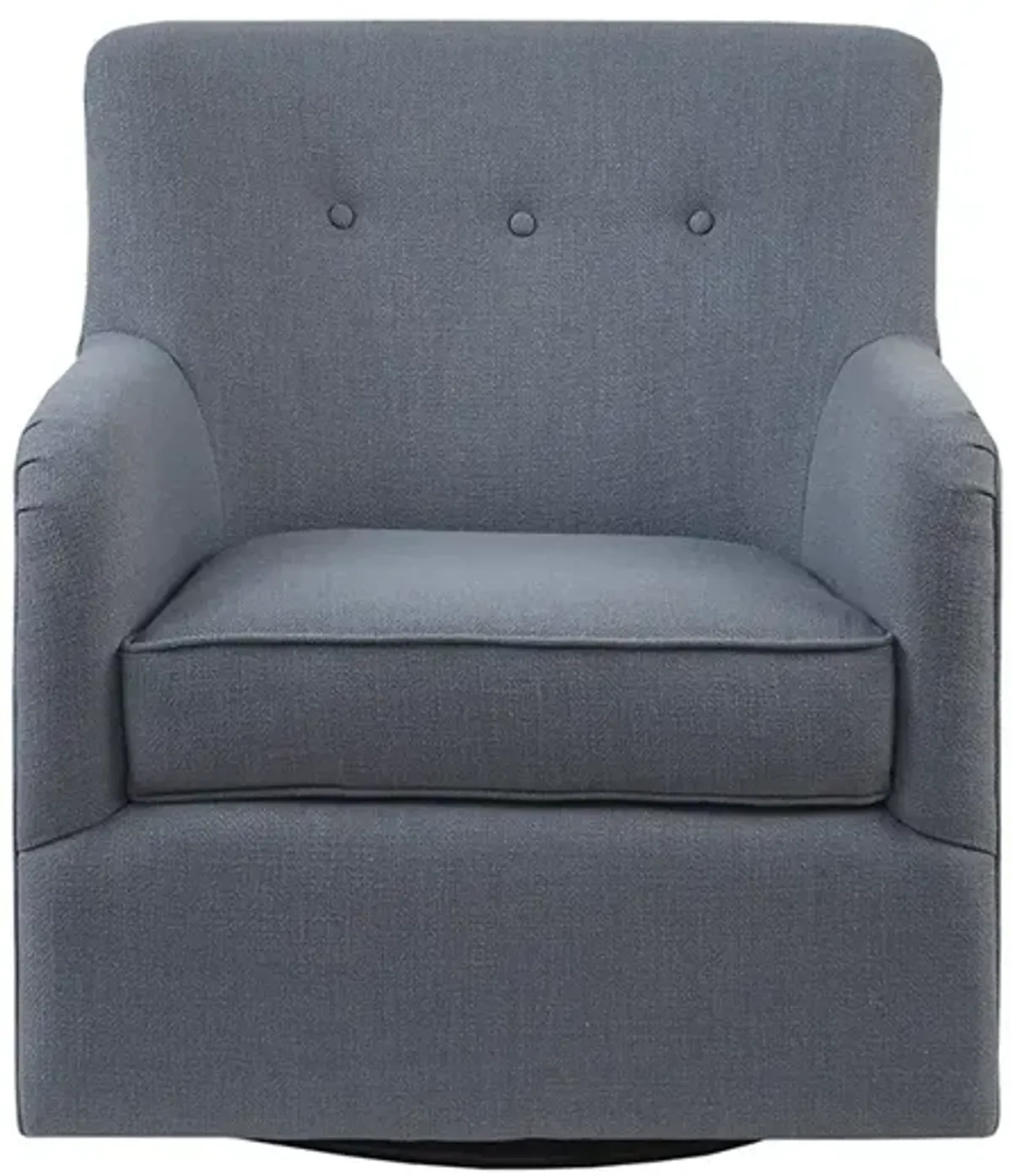 Madison Park Adele Blue Swivel Chair