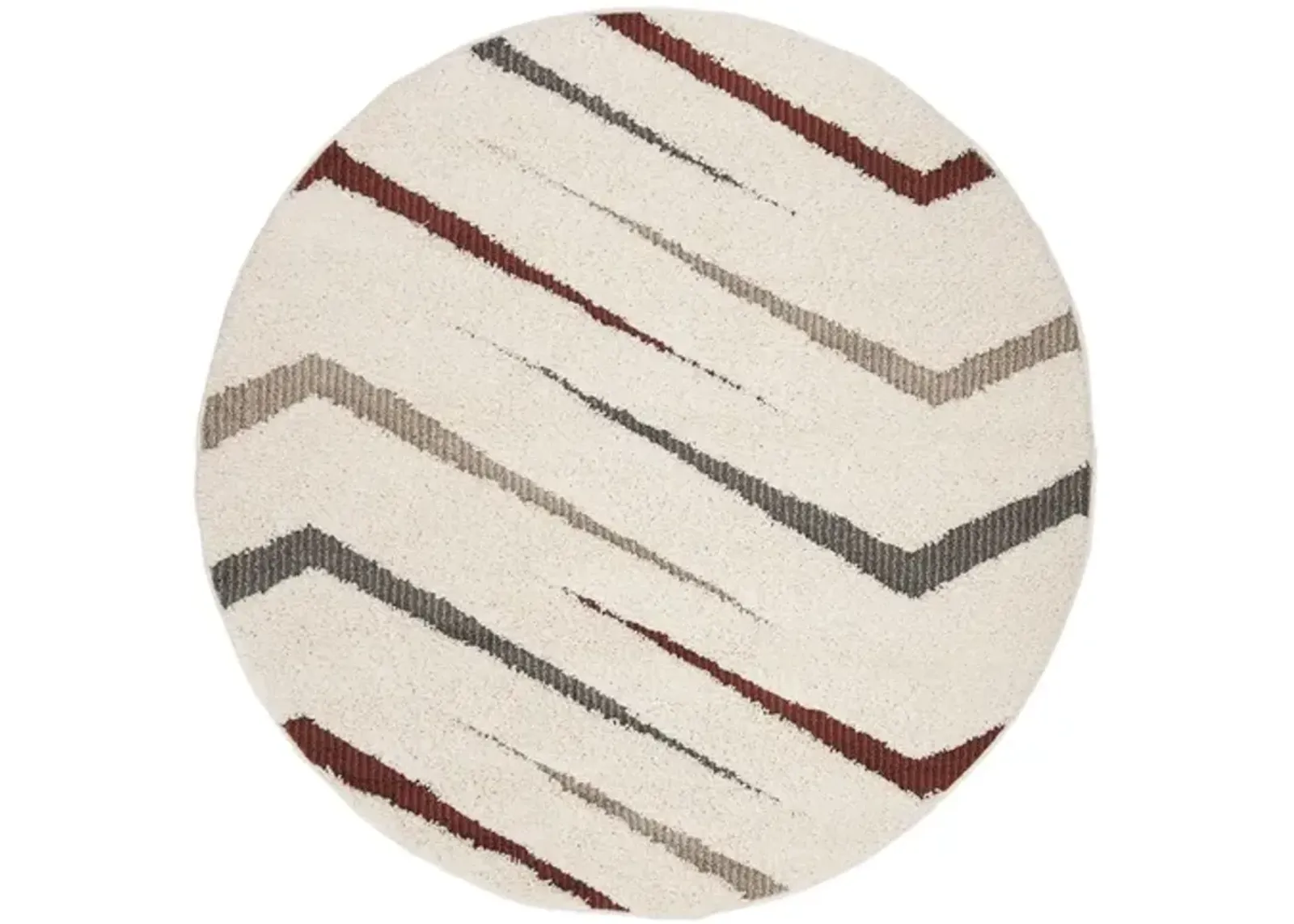 SANTORINI SHAG  Multi 6'-7' X 6'-7' Round Round Rug