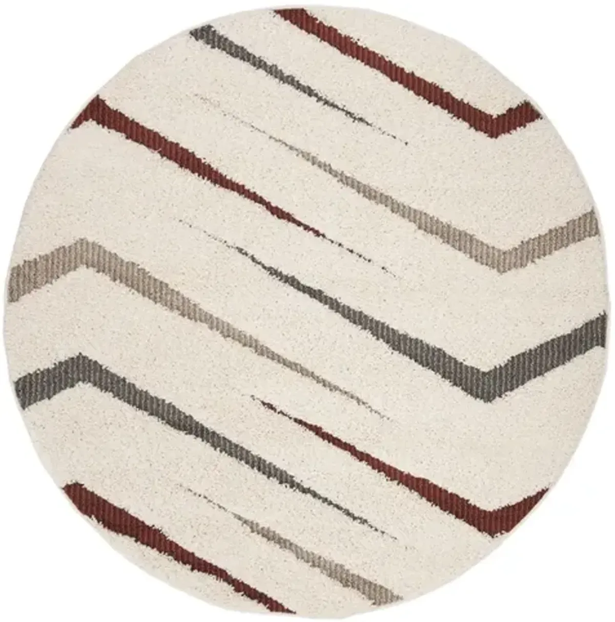 SANTORINI SHAG  Multi 6'-7' X 6'-7' Round Round Rug