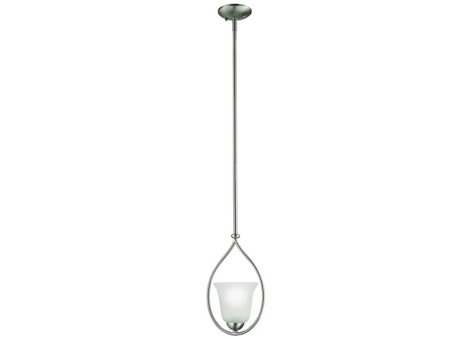 Conway 8" Wide 1-Light Mini Pendant - Brushed Nickel