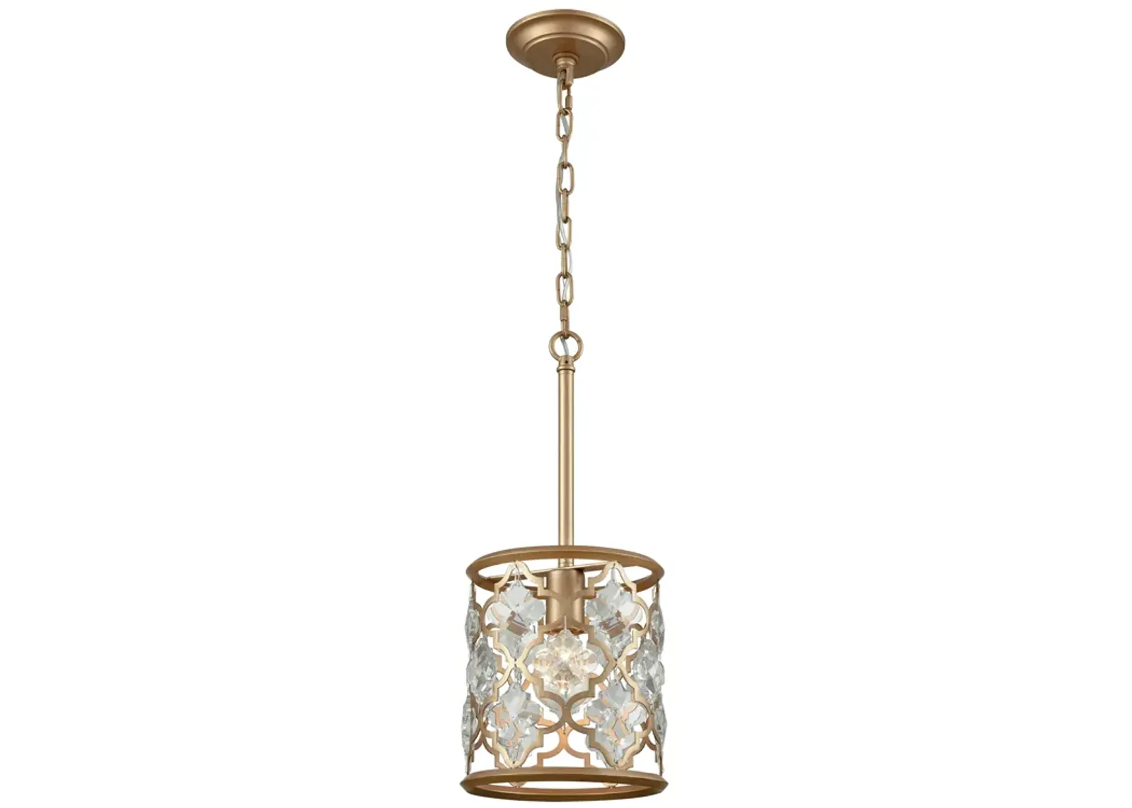 Armand 8" Wide 1-Light Mini Pendant - Matte Gold