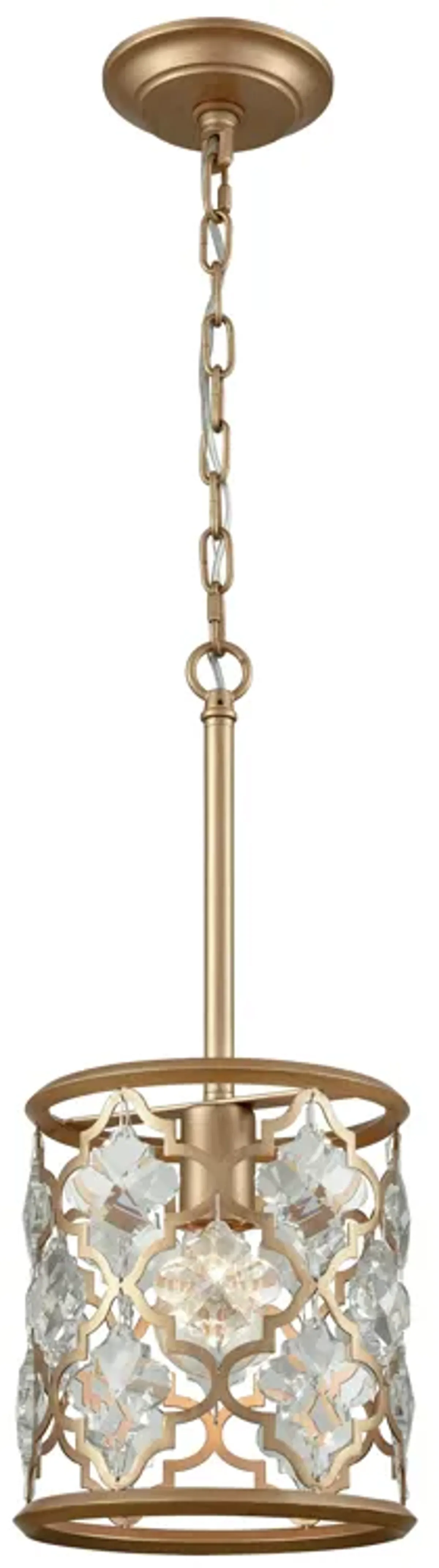 Armand 8" Wide 1-Light Mini Pendant - Matte Gold