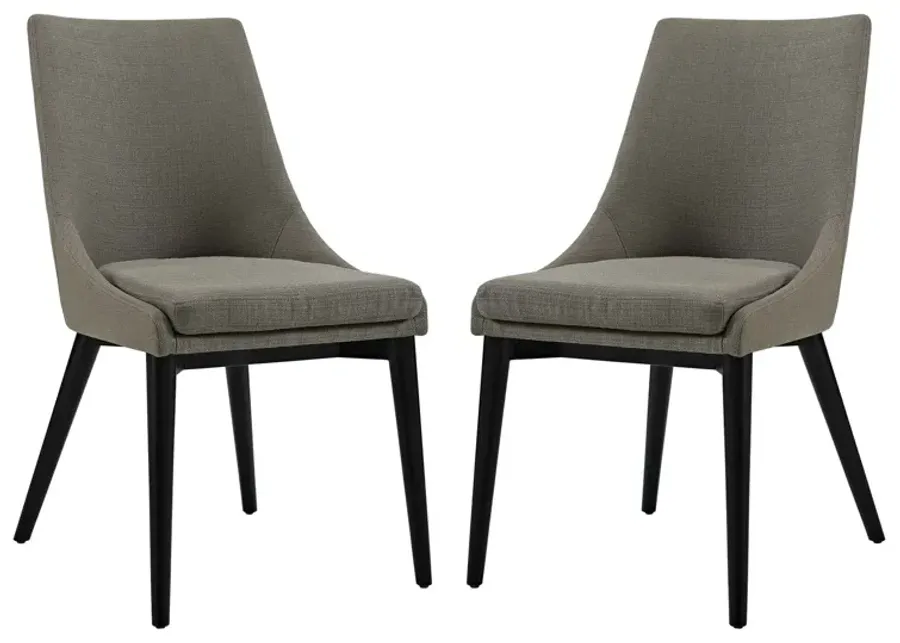 viscount Dining Side Chair Fabric Set of 2