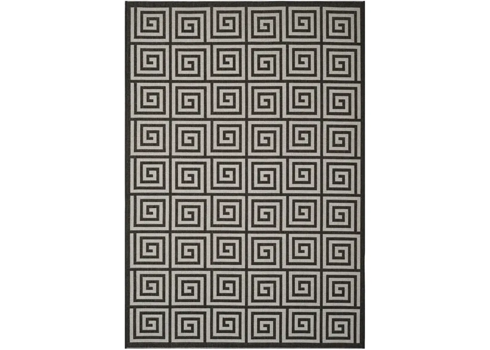 Safavieh BEACH HOUSE Collection BHS129A-3 Light Grey / Charcoal 3' X 5'