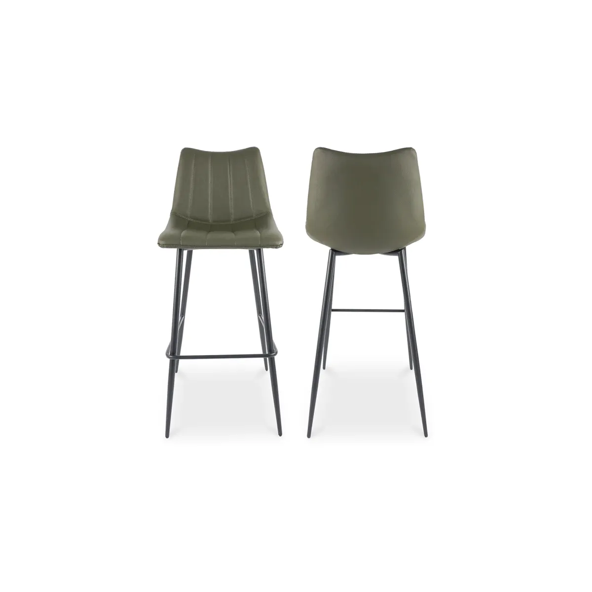 ALIBI BARSTOOL DARK GREEN-SET OF TWO