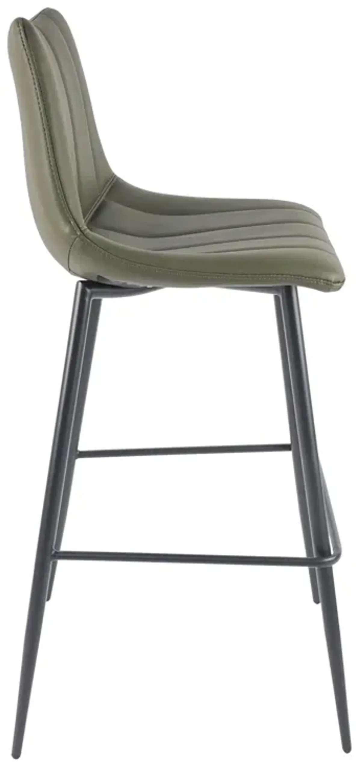 ALIBI BARSTOOL DARK GREEN-SET OF TWO