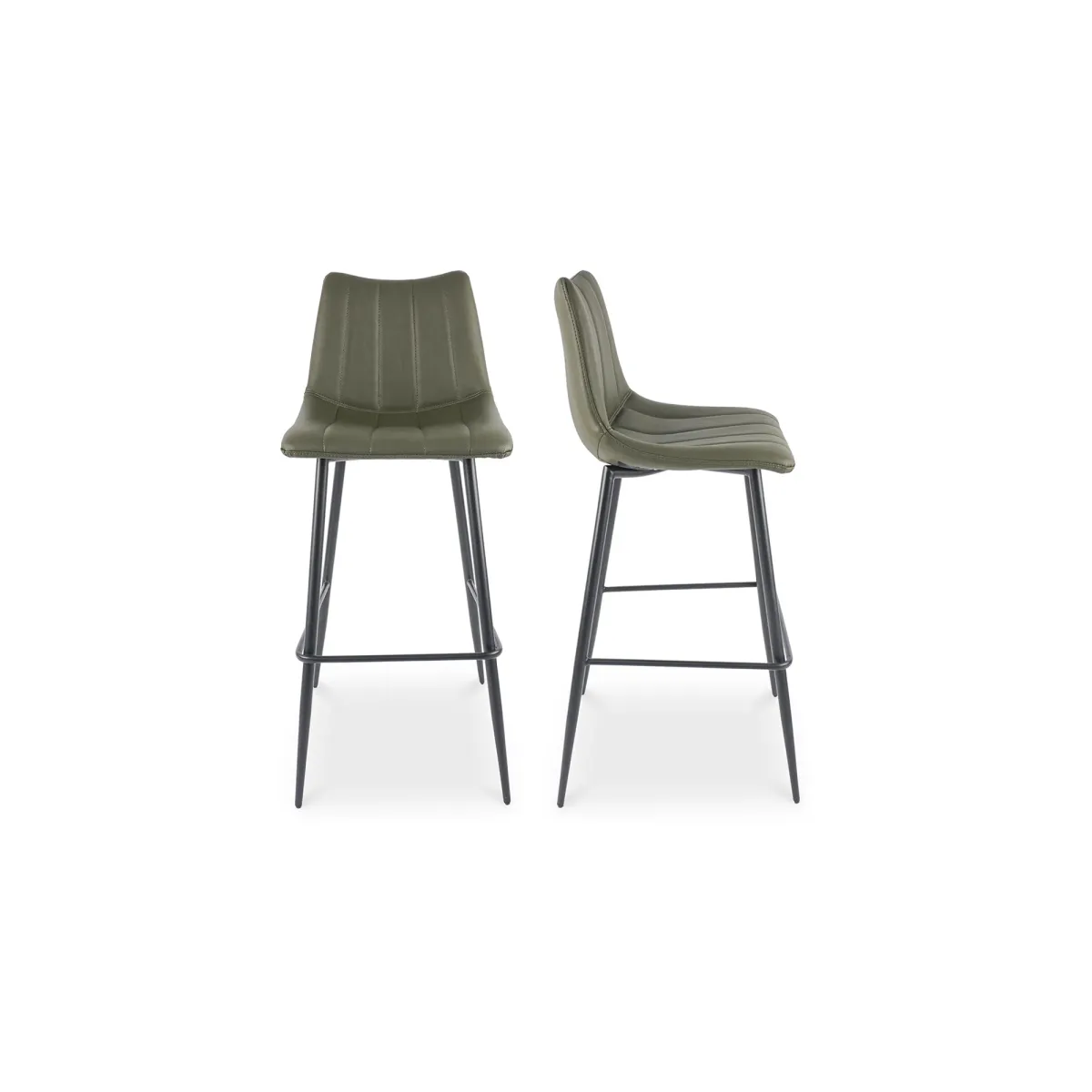 ALIBI BARSTOOL DARK GREEN-SET OF TWO