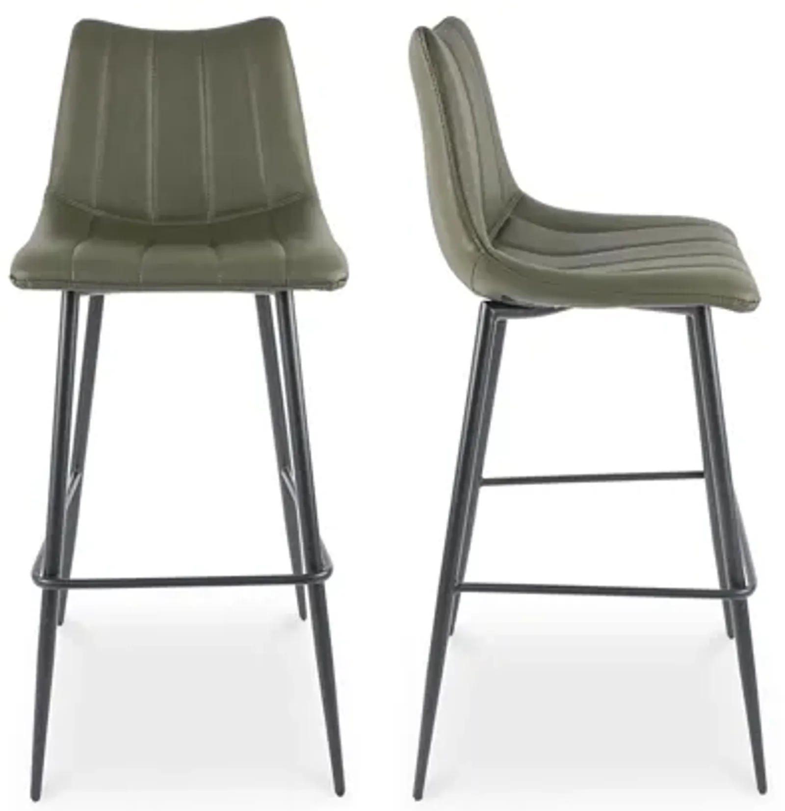 ALIBI BARSTOOL DARK GREEN-SET OF TWO