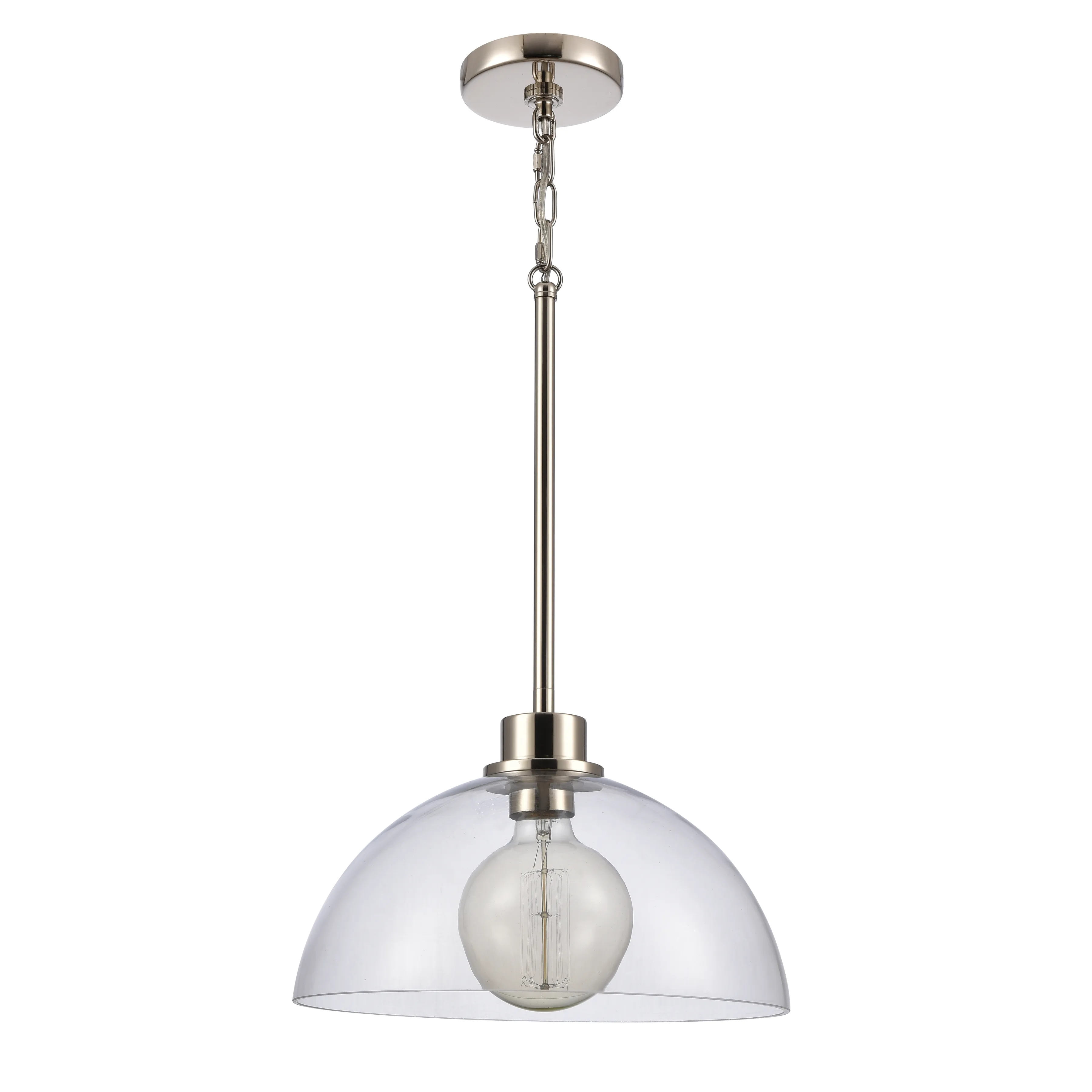 Julian 14'' Wide 1-Light Pendant - Polished Nickel