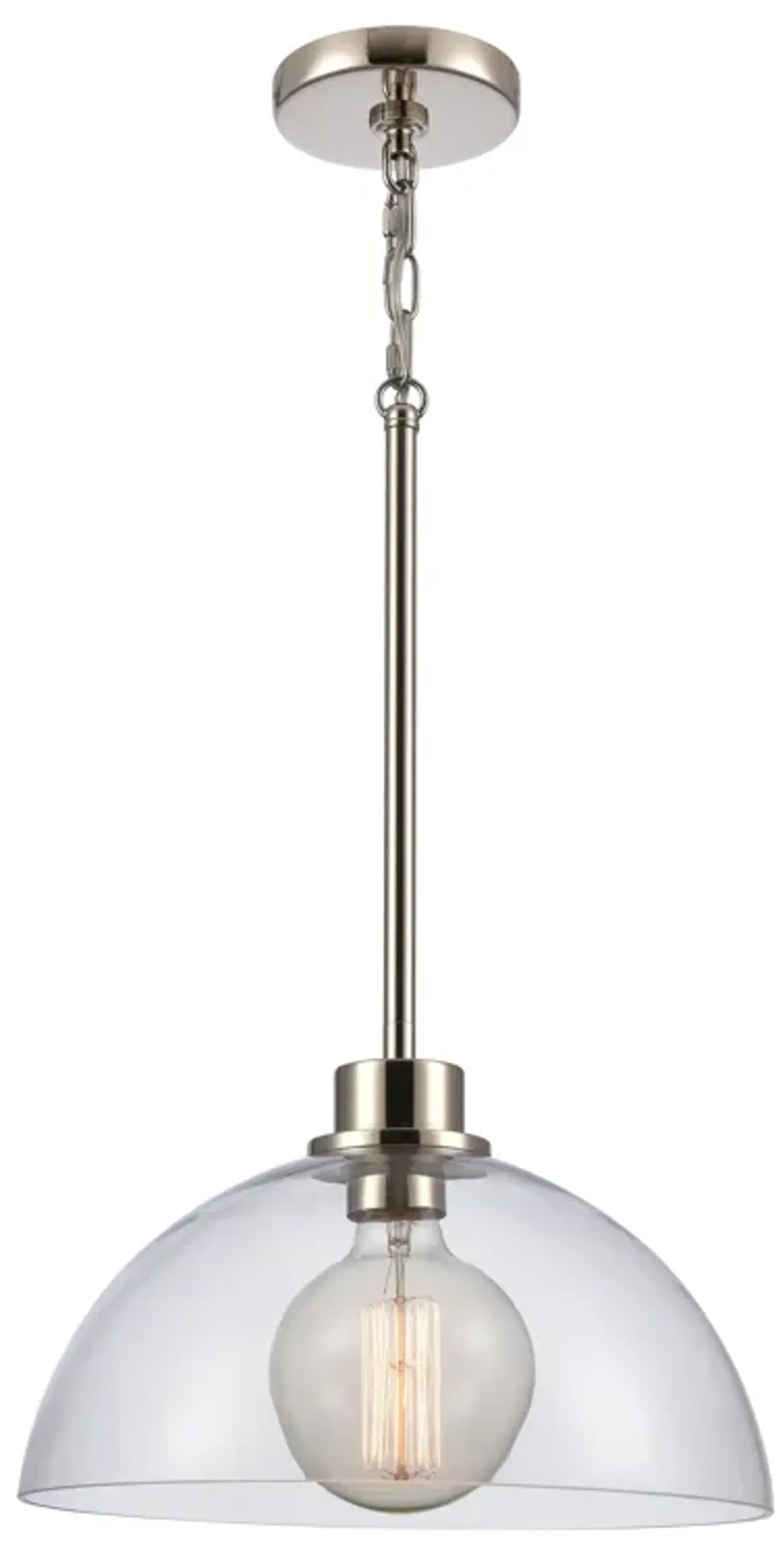 Julian 14'' Wide 1-Light Pendant - Polished Nickel