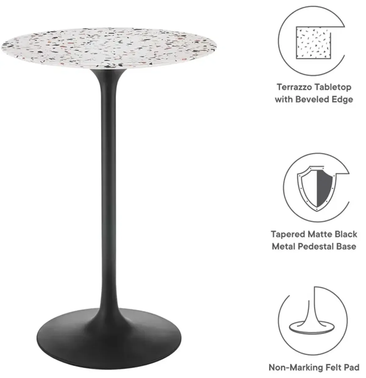 Lippa Round Bar Table