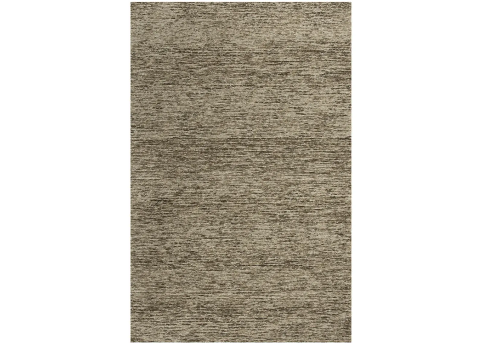 Berkshire Brown stripes Wool 7'6" x 9'6" Rectangle Rug