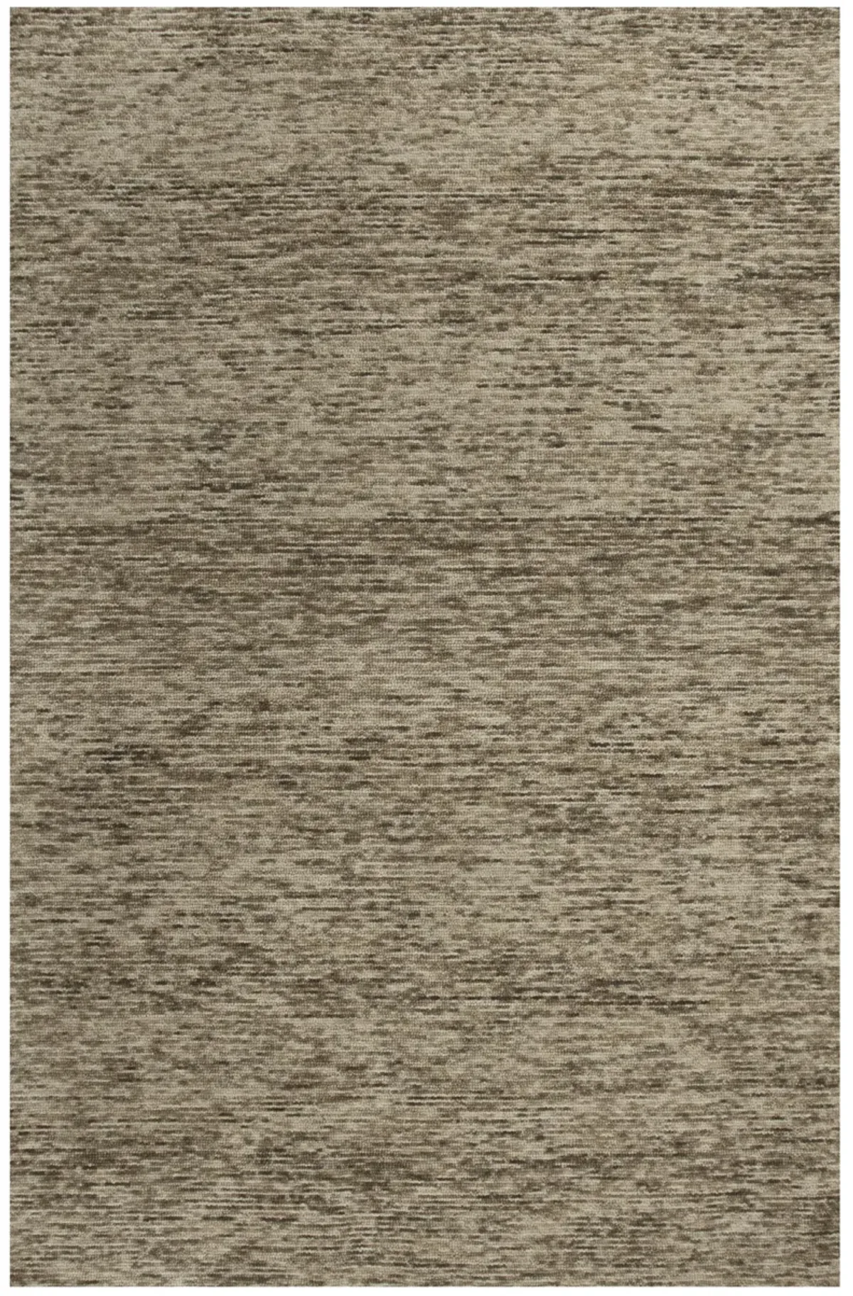 Berkshire Brown stripes Wool 7'6" x 9'6" Rectangle Rug