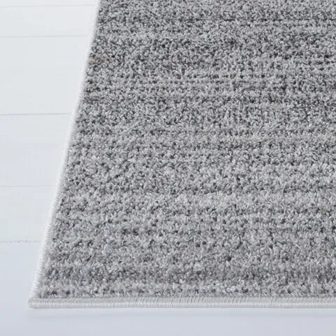 Adirondack Contemporary Grey / Ivory 10' X 14' Powerloomed Rug