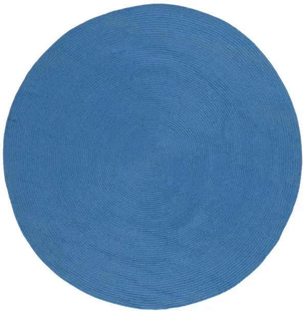 BRAIDED Hand Woven 7' x 7' Round area rug