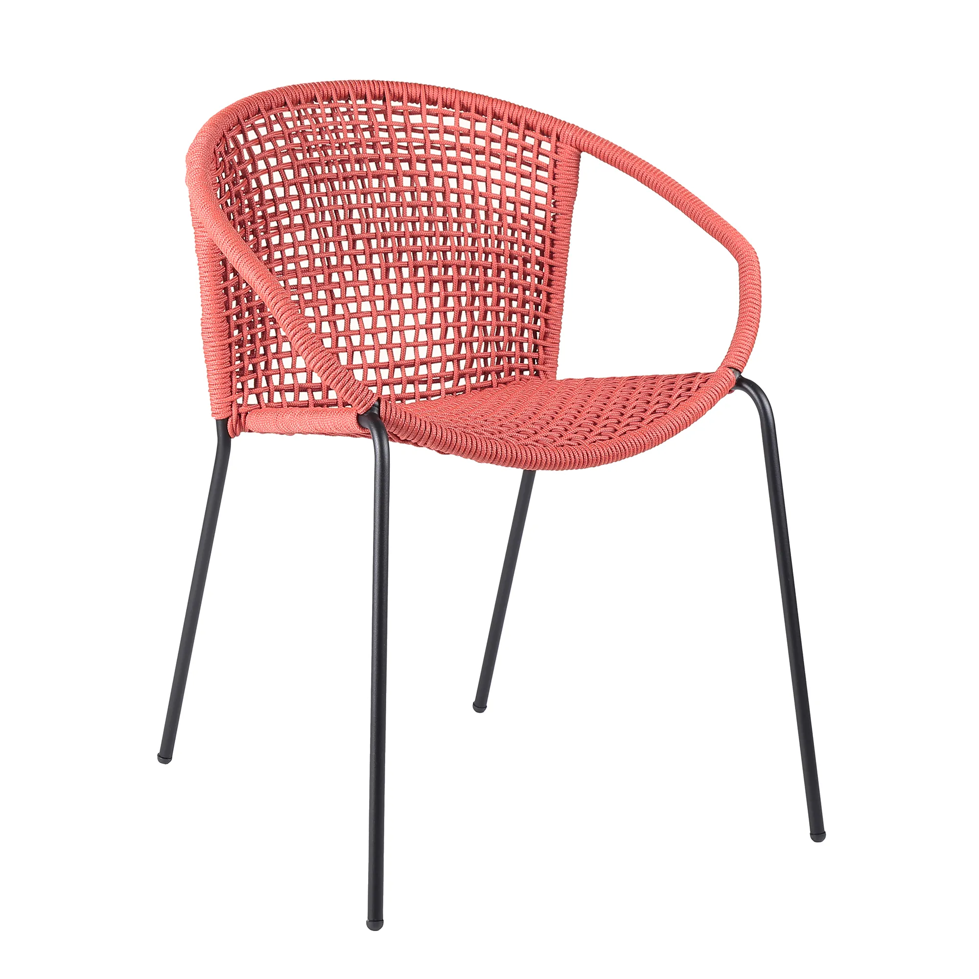 Snack Stackable Steel Indoor/Outdoor Dining Chair - Set of 2