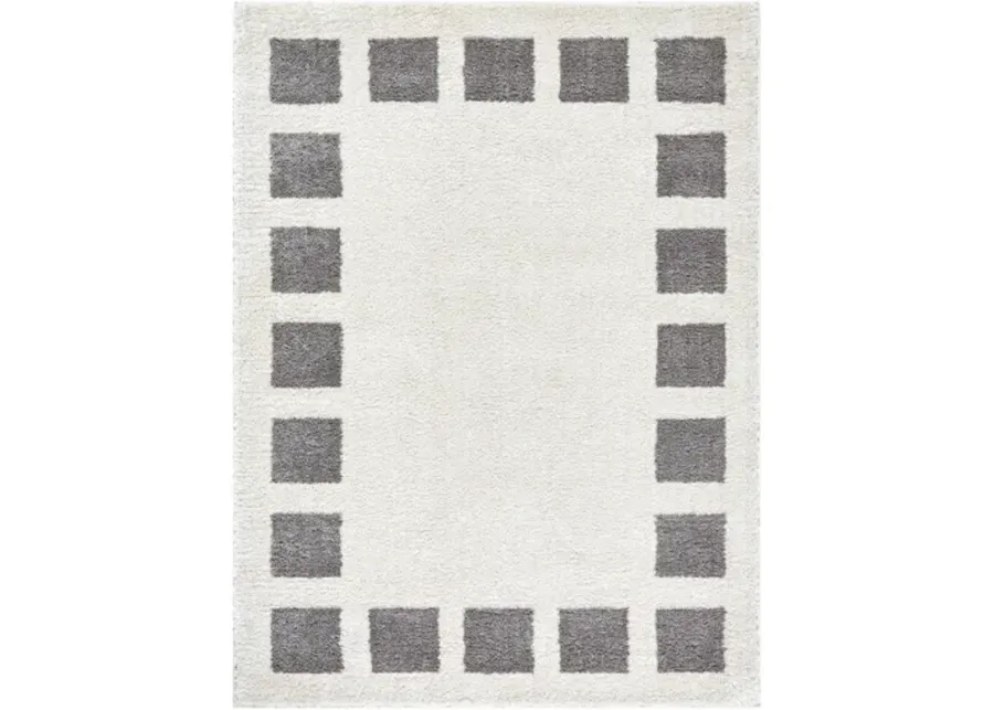 Fossay Shag FSG-2316 6'7" x 9' Machine Woven Rug