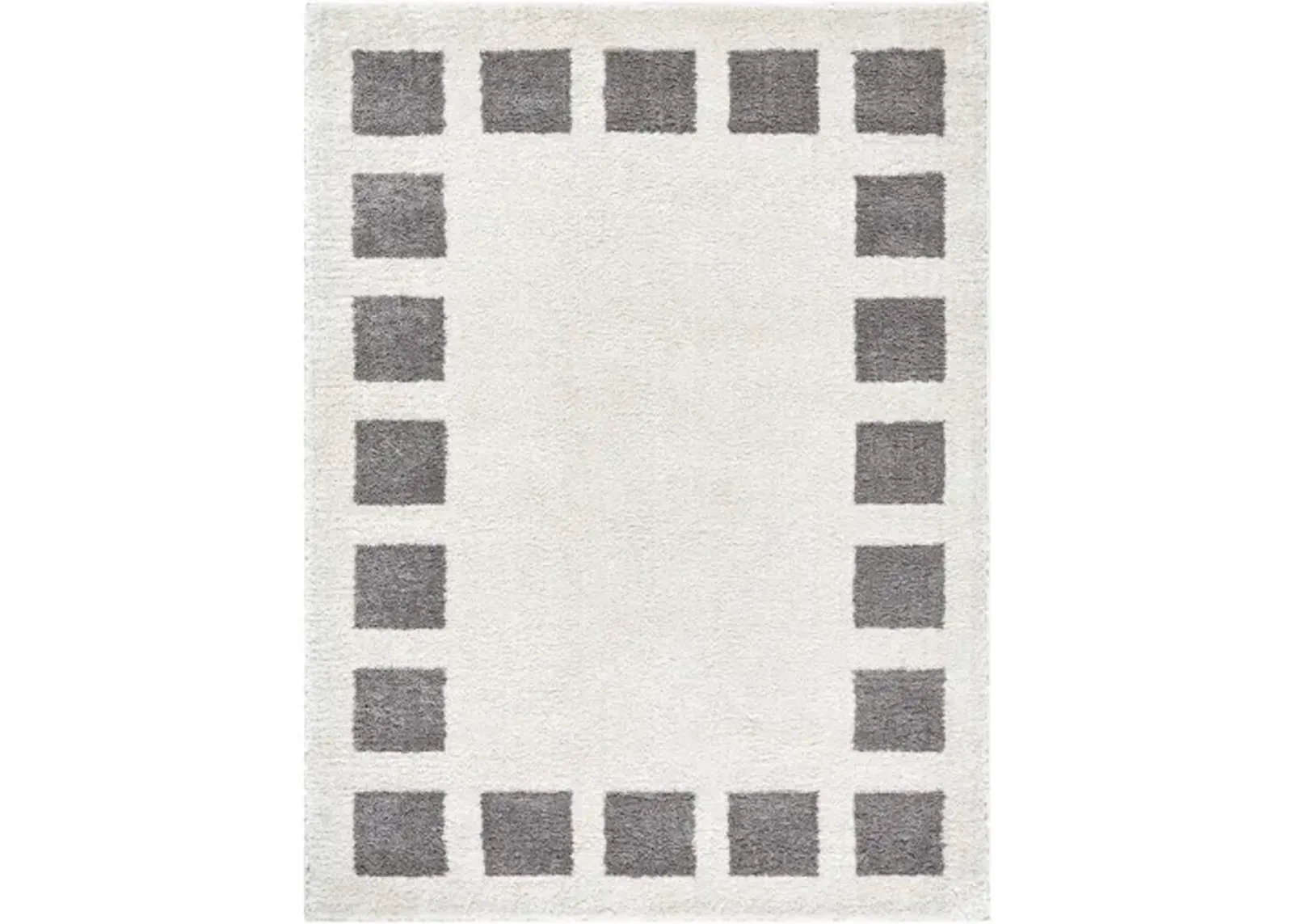 Fossay Shag FSG-2316 6'7" x 9' Machine Woven Rug