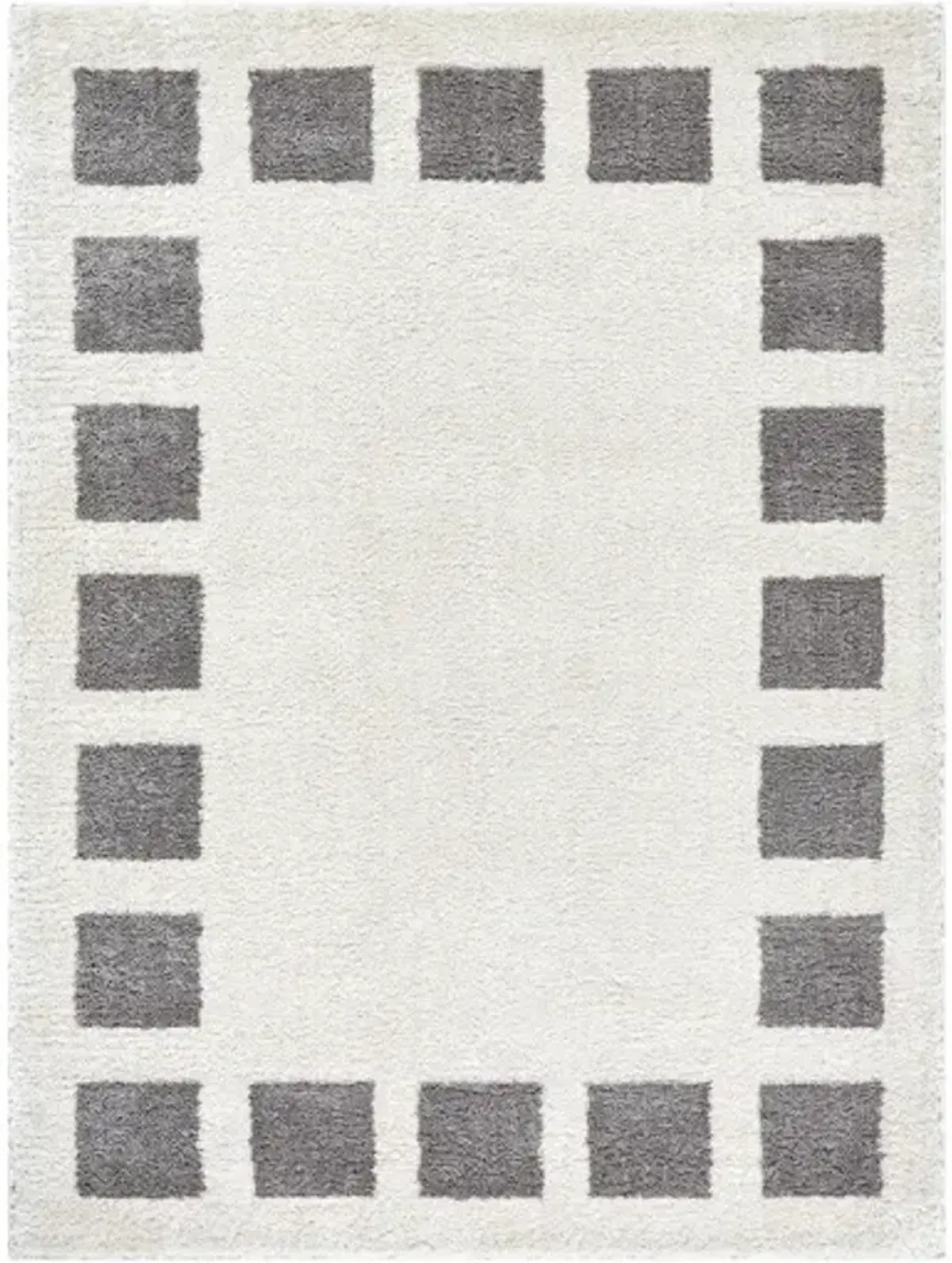 Fossay Shag FSG-2316 6'7" x 9' Machine Woven Rug