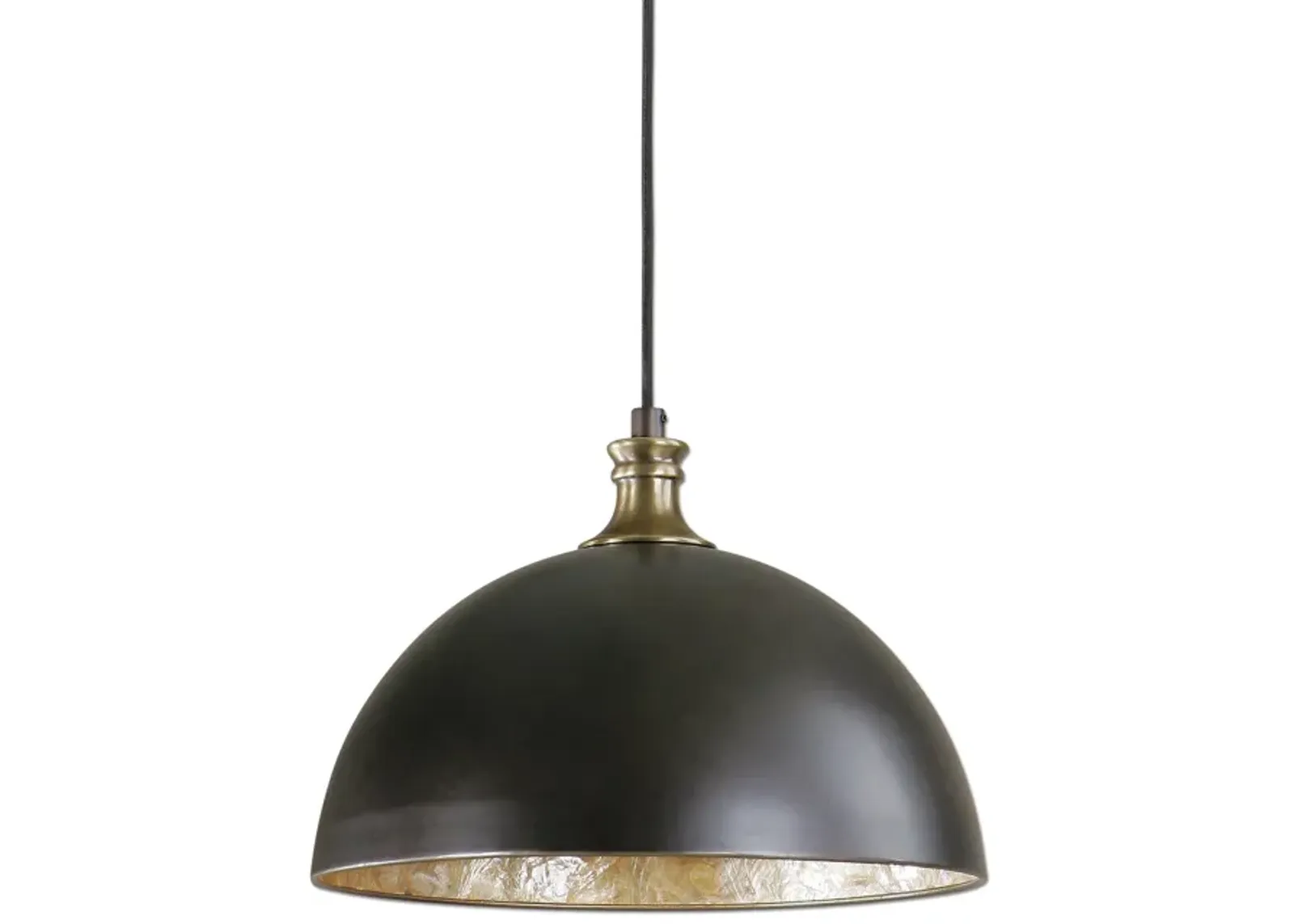 Placuna 1 Light Bronze Pendant