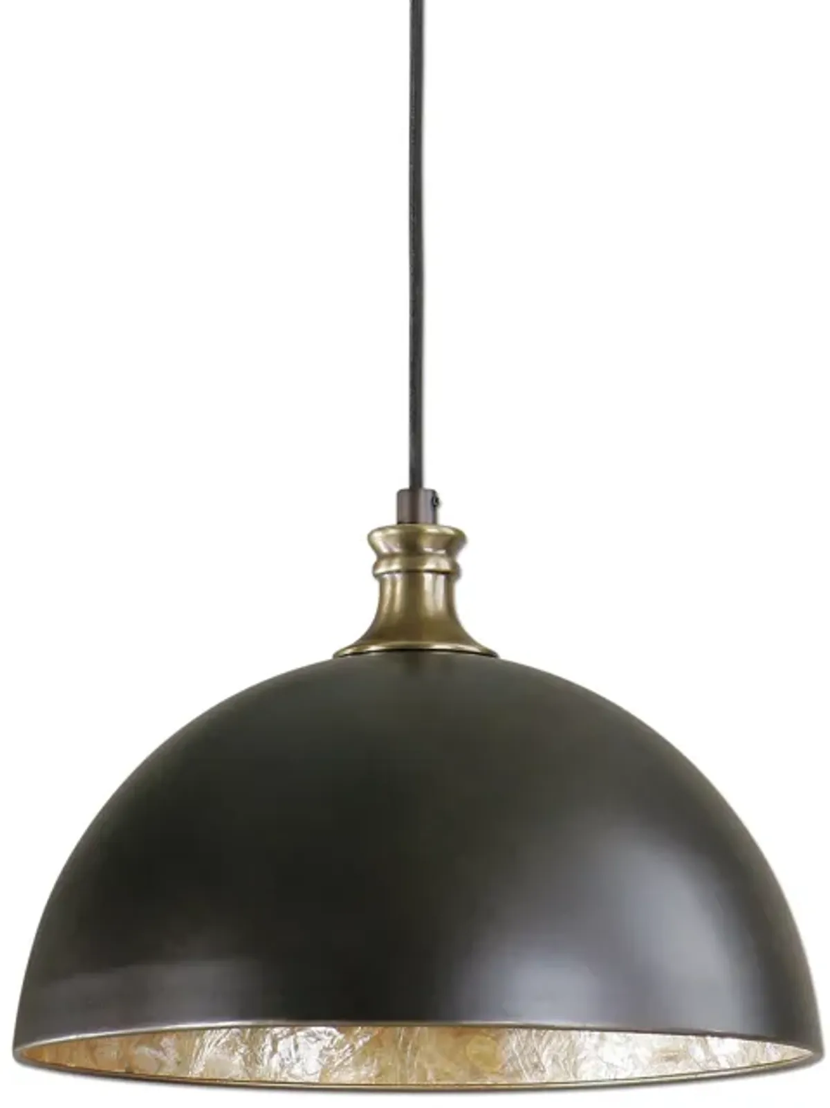 Placuna 1 Light Bronze Pendant