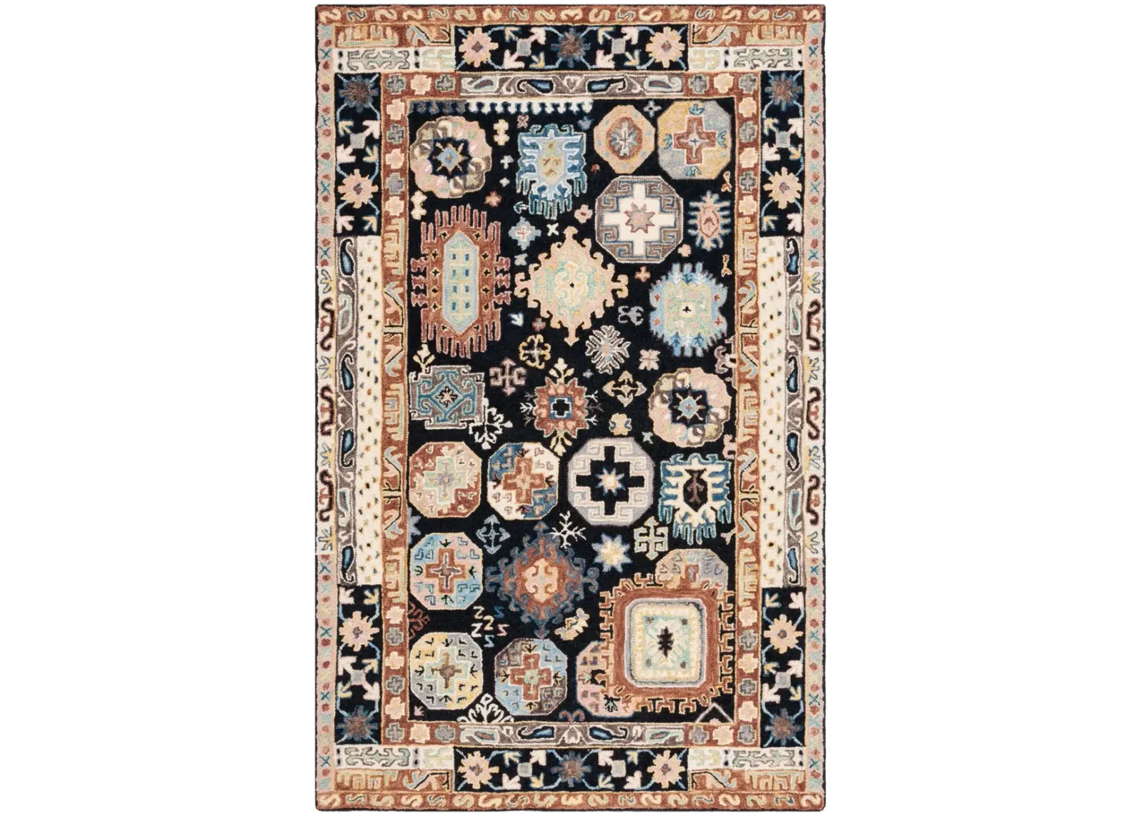 ASPEN 305 BLACK  3' x 5' Small Rectangle Rug