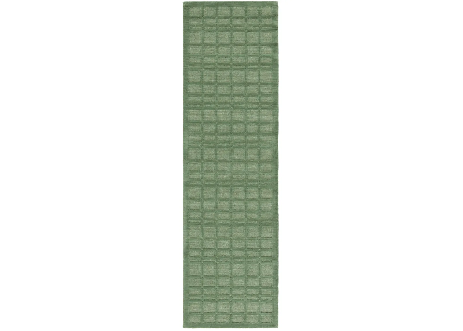 IMPRESSION 312 GREEN 2'-3' x 8' Runner Rug