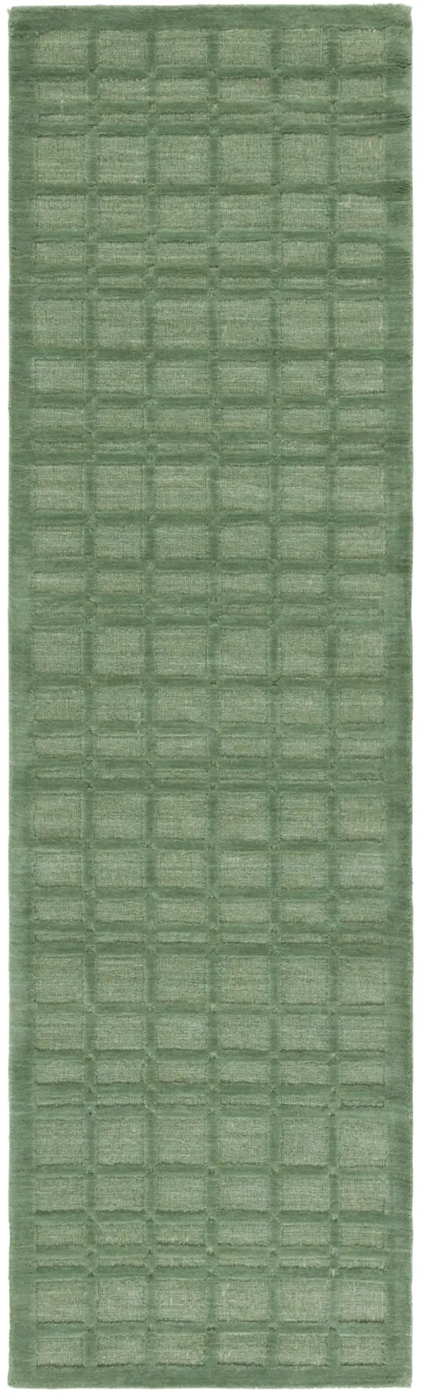 IMPRESSION 312 GREEN 2'-3' x 8' Runner Rug