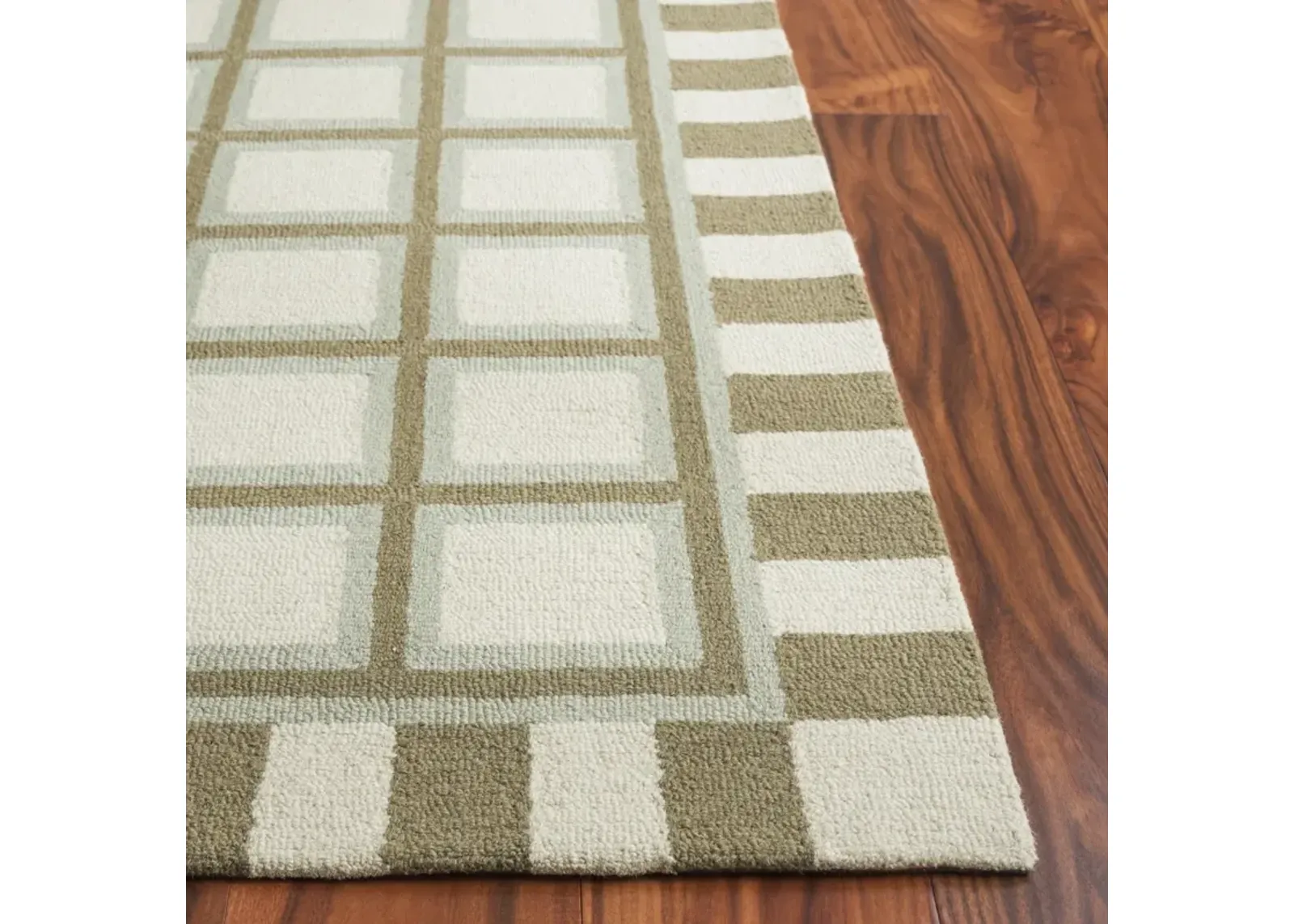 GENRE 402 GREEN  6' x 6' Square Square Rug