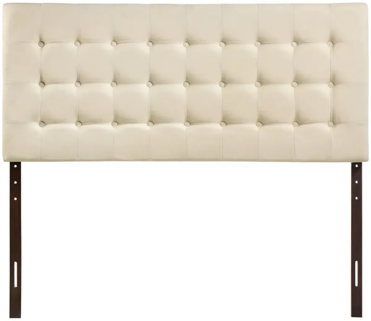 Tinble Queen Upholstered Fabric Headboard