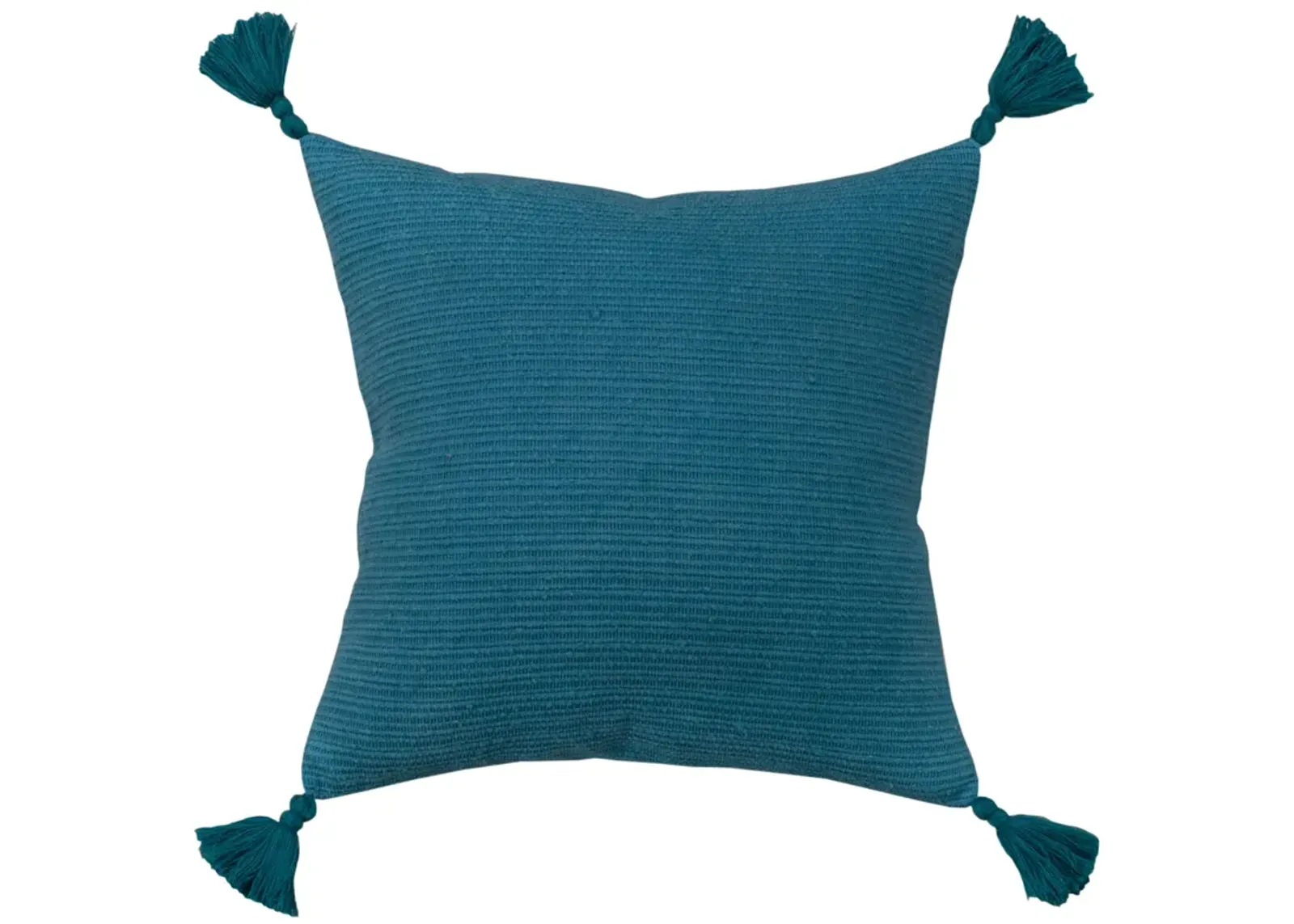 Solid Stripe Teal Pillow