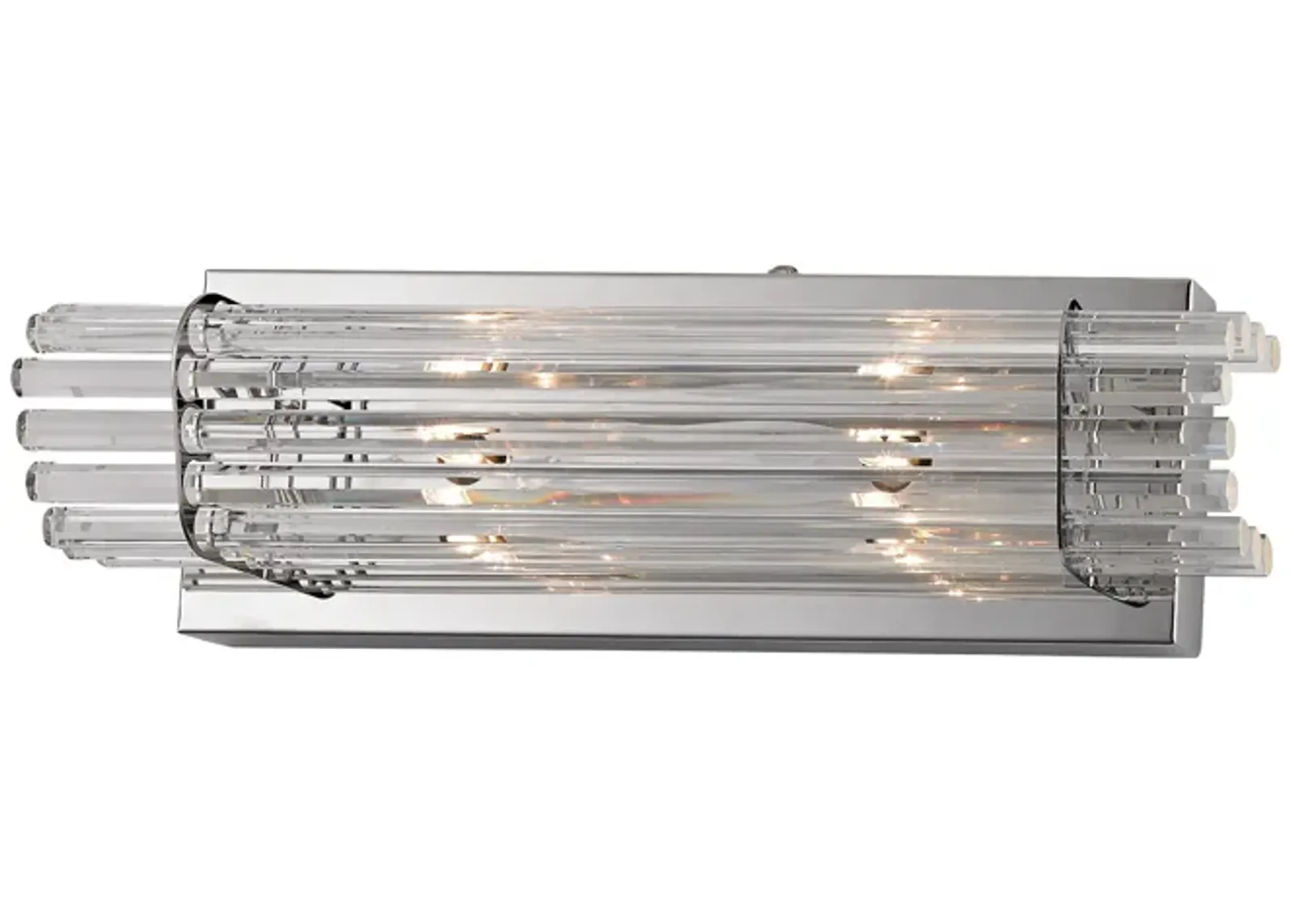 Quebec 16" Wide 2-Light Vanity Light - Chrome